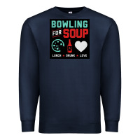 Navy #bowling for soup lunch drunk love tour 2022 Premium Sweatshirt - linhVisuals