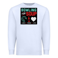 White #bowling for soup lunch drunk love tour 2022 Premium Sweatshirt - linhVisuals