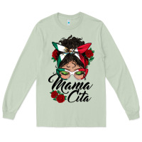 Matcha mexican mamacita messy bun Long Sleeve Tee - BundleAndBundleShop
