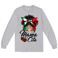 Moon Dust mexican mamacita messy bun Long Sleeve Tee - BundleAndBundleShop