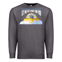 Charcoal Heather funny snow plow driver shirt   gift for snowplow drivers t shirt Premium Sweatshirt - linhVisuals