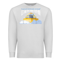 Dove Grey funny snow plow driver shirt   gift for snowplow drivers t shirt Premium Sweatshirt - linhVisuals