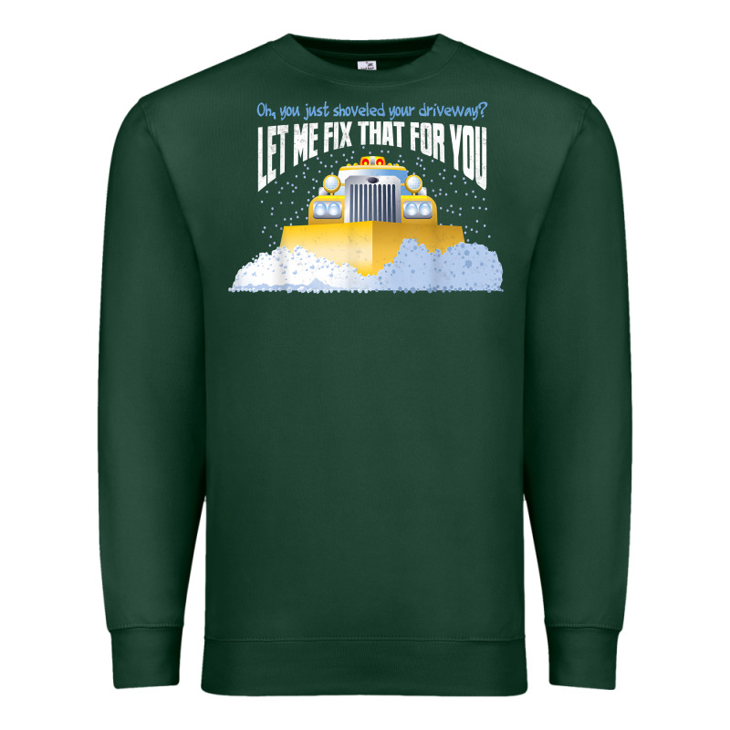 Funny Snow Plow Driver Shirt   Gift For Snowplow Drivers T Shirt Premium Sweatshirt by linhVisuals | Teevron