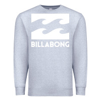 Heather Grey BILLABONG WAVE Premium Sweatshirt - linhVisuals