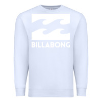 White BILLABONG WAVE Premium Sweatshirt - linhVisuals
