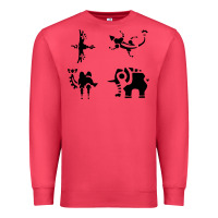 Cardinal divine beasts symbols Premium Sweatshirt - linhVisuals