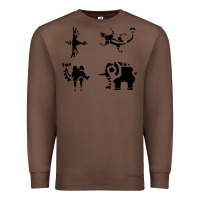 Chestnut divine beasts symbols Premium Sweatshirt - linhVisuals
