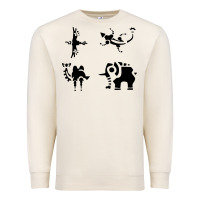 Sandshell divine beasts symbols Premium Sweatshirt - linhVisuals