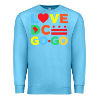 Ocean Blue #love dc go go Premium Sweatshirt - linhVisuals