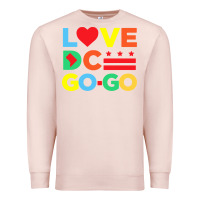 Pale Pink #love dc go go Premium Sweatshirt - linhVisuals