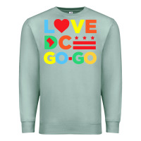 Seafoam #love dc go go Premium Sweatshirt - linhVisuals