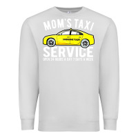 Dove Grey moms taxi service Premium Sweatshirt - linhVisuals