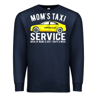 Navy moms taxi service Premium Sweatshirt - linhVisuals