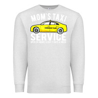 Oatmeal Heather moms taxi service Premium Sweatshirt - linhVisuals