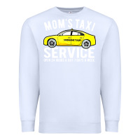 White moms taxi service Premium Sweatshirt - linhVisuals