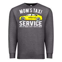 Charcoal Heather moms taxi service Premium Sweatshirt - linhVisuals