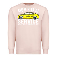 Pale Pink moms taxi service Premium Sweatshirt - linhVisuals
