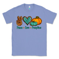 Colony Blue peace love pumpkins Classic Tee - Jasminsmagicworld