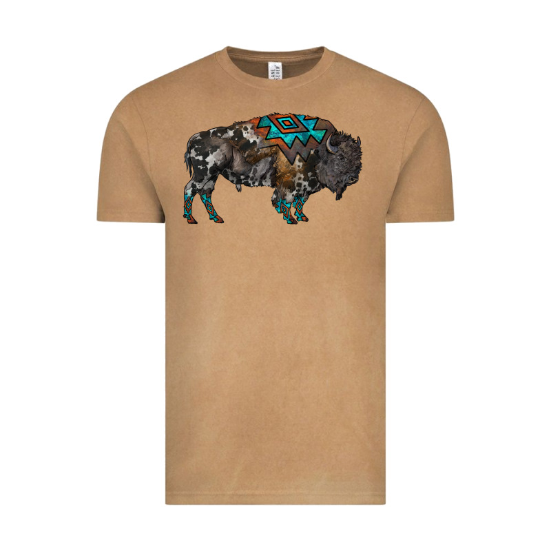 Cowhide Bison Vintage Tee by RanaPortraitStore | Teevron