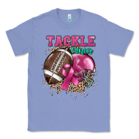 Colony Blue Tackle Cancer Classic Tee - HowdyJamesFarm
