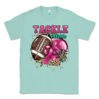 Seafoam Tackle Cancer Classic Tee - HowdyJamesFarm