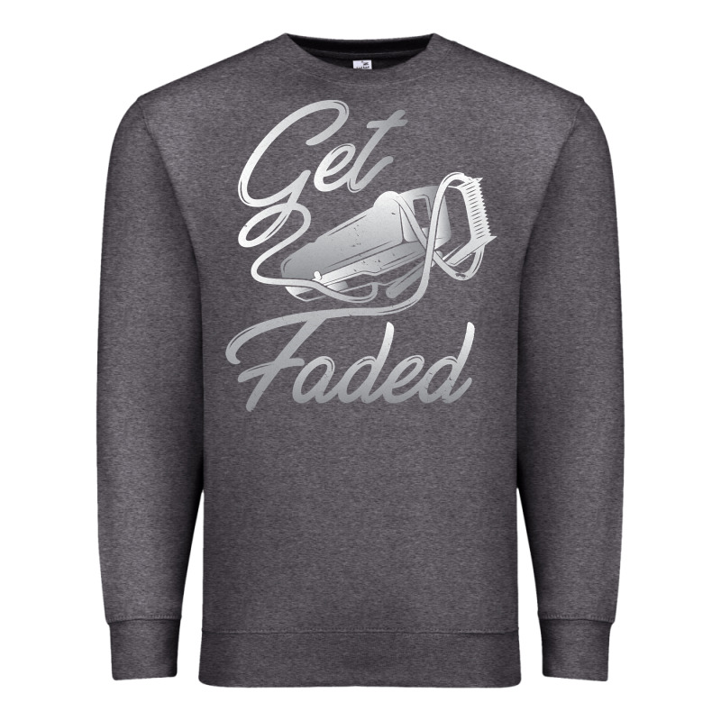 Get Faded Barber Barbershop Hairdresser Pullover Hoodie Premium Sweatshirt by linhVisuals | Teevron