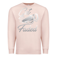 Pale Pink get faded barber barbershop hairdresser pullover hoodie Premium Sweatshirt - linhVisuals