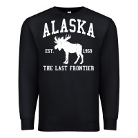 Black alaska Premium Sweatshirt - linhVisuals