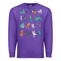 Purple cryptid creatures   mythology Premium Sweatshirt - linhVisuals