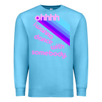 Ocean Blue ohhhhh i wanna dance with somebody Premium Sweatshirt - linhVisuals