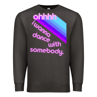 Smoke ohhhhh i wanna dance with somebody Premium Sweatshirt - linhVisuals