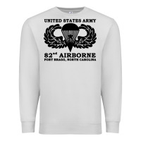 Dove Grey army 82nd airborne Premium Sweatshirt - linhVisuals