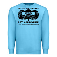 Ocean Blue army 82nd airborne Premium Sweatshirt - linhVisuals