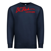 Navy bc rich guitar Premium Sweatshirt - linhVisuals