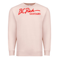 Pale Pink bc rich guitar Premium Sweatshirt - linhVisuals