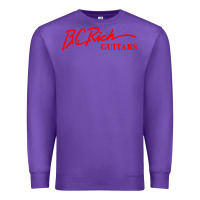 Purple bc rich guitar Premium Sweatshirt - linhVisuals