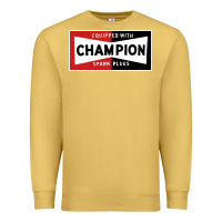 Antique Gold champion spark plugs company Premium Sweatshirt - linhVisuals