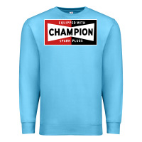 Ocean Blue champion spark plugs company Premium Sweatshirt - linhVisuals