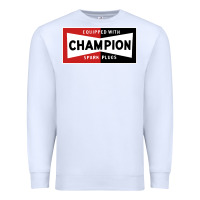 White champion spark plugs company Premium Sweatshirt - linhVisuals