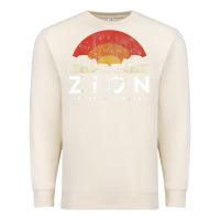 Sandshell retro zion national park us vintage utah adventure hiking Premium Sweatshirt - linhVisuals