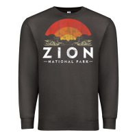 Retro Zion National Park Us Vintage Utah Adventure Hiking Premium Sweatshirt | Teevron