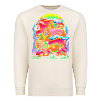 Sandshell psychedelic t  shirt psychedelic dream t  shirt Premium Sweatshirt - linhVisuals