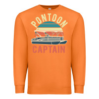 Carrot pontoon captain vintage boating party funny gift for pontooning lover Premium Sweatshirt - linhVisuals