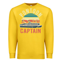 Lemon pontoon captain vintage boating party funny gift for pontooning lover Premium Sweatshirt - linhVisuals