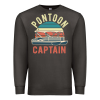 Smoke pontoon captain vintage boating party funny gift for pontooning lover Premium Sweatshirt - linhVisuals
