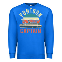 True Royal pontoon captain vintage boating party funny gift for pontooning lover Premium Sweatshirt - linhVisuals