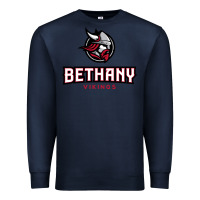 Navy bethany lutheran college vikings Premium Sweatshirt - linhVisuals
