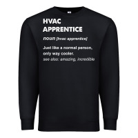 Black hvac apprentice t shirt Premium Sweatshirt - linhVisuals