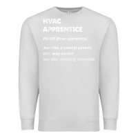 Dove Grey hvac apprentice t shirt Premium Sweatshirt - linhVisuals