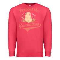Cardinal respect the groundhog happy groundhog day vintage Premium Sweatshirt - linhVisuals